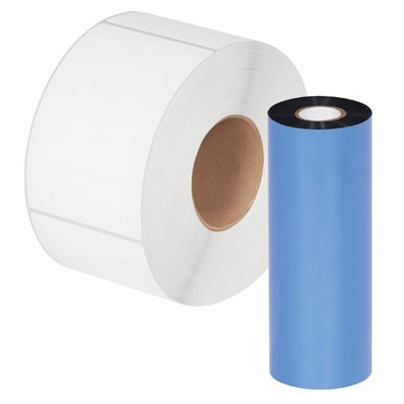 Bsc Preferred 6.50'' x 984' Black Zebra Thermal Transfer Ribbons - Wax, 12PK THT116